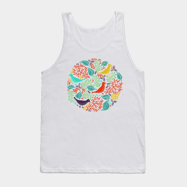 Birds Circle Tank Top by annapaff